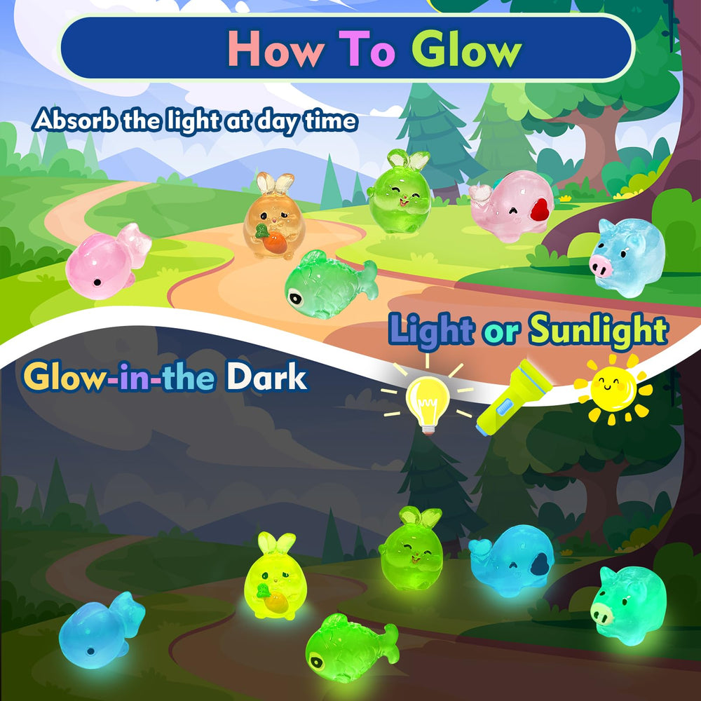 Santrela glow-in-the-dark toy bath bombs brighten nighttime baths
