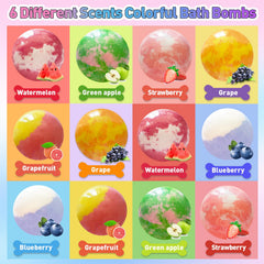 Santrela bath bomb reveals sequined starfish toy after dissolving for hair clip use