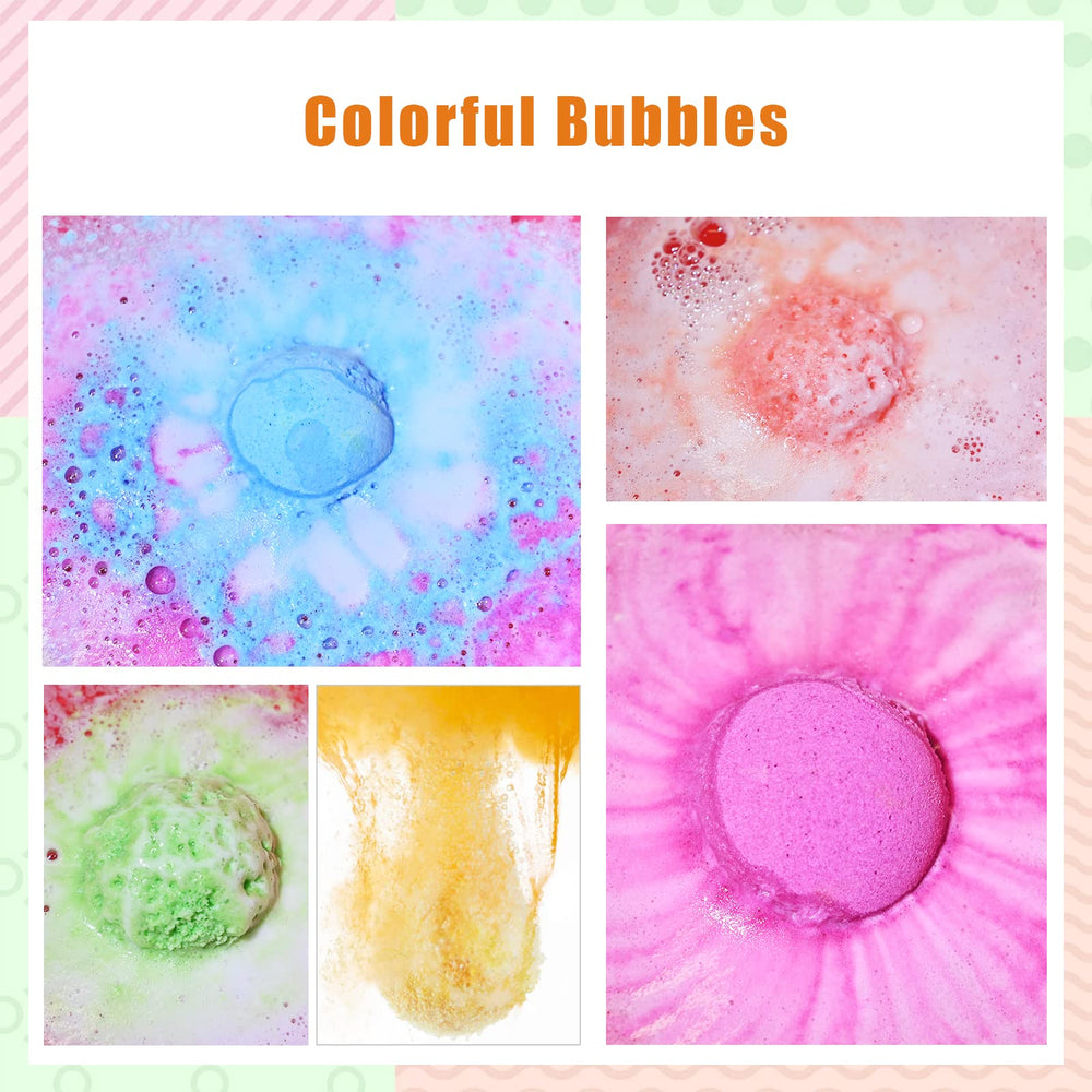 Santrela kids bath bombs reveal a surprise toy inside during bath play.