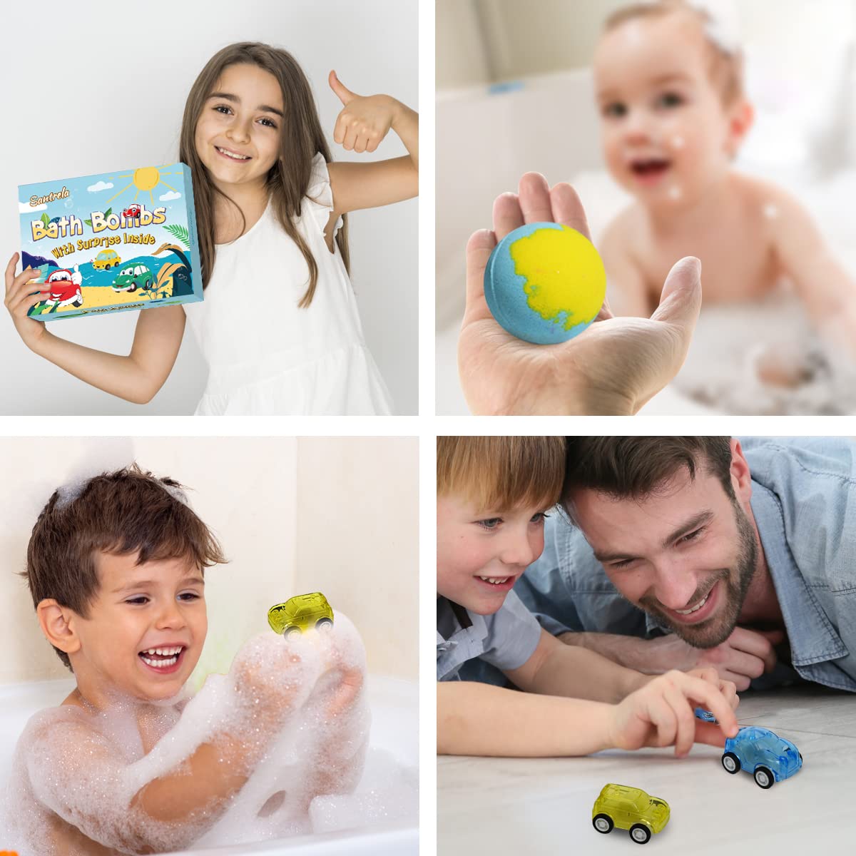 Santrela organic gentle ingredients create kid-friendly bubbles with mild skincare