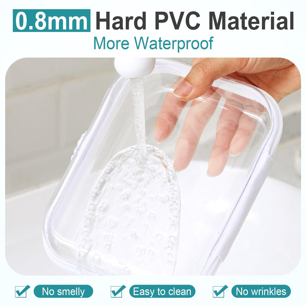 Sanwuta hard plastic zipper case compact size keeping snacks secure in transit