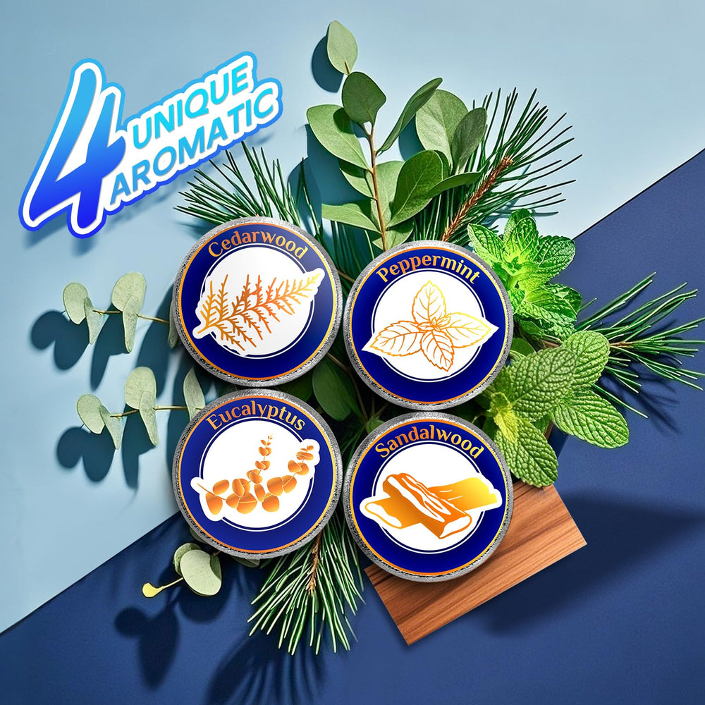 Aromaterapia de cedro de Sanyi para una relajación suave en el baño.
