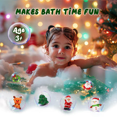 sanyi kids bath time vibrant color water imagery showcasing safe, scented bubbles.