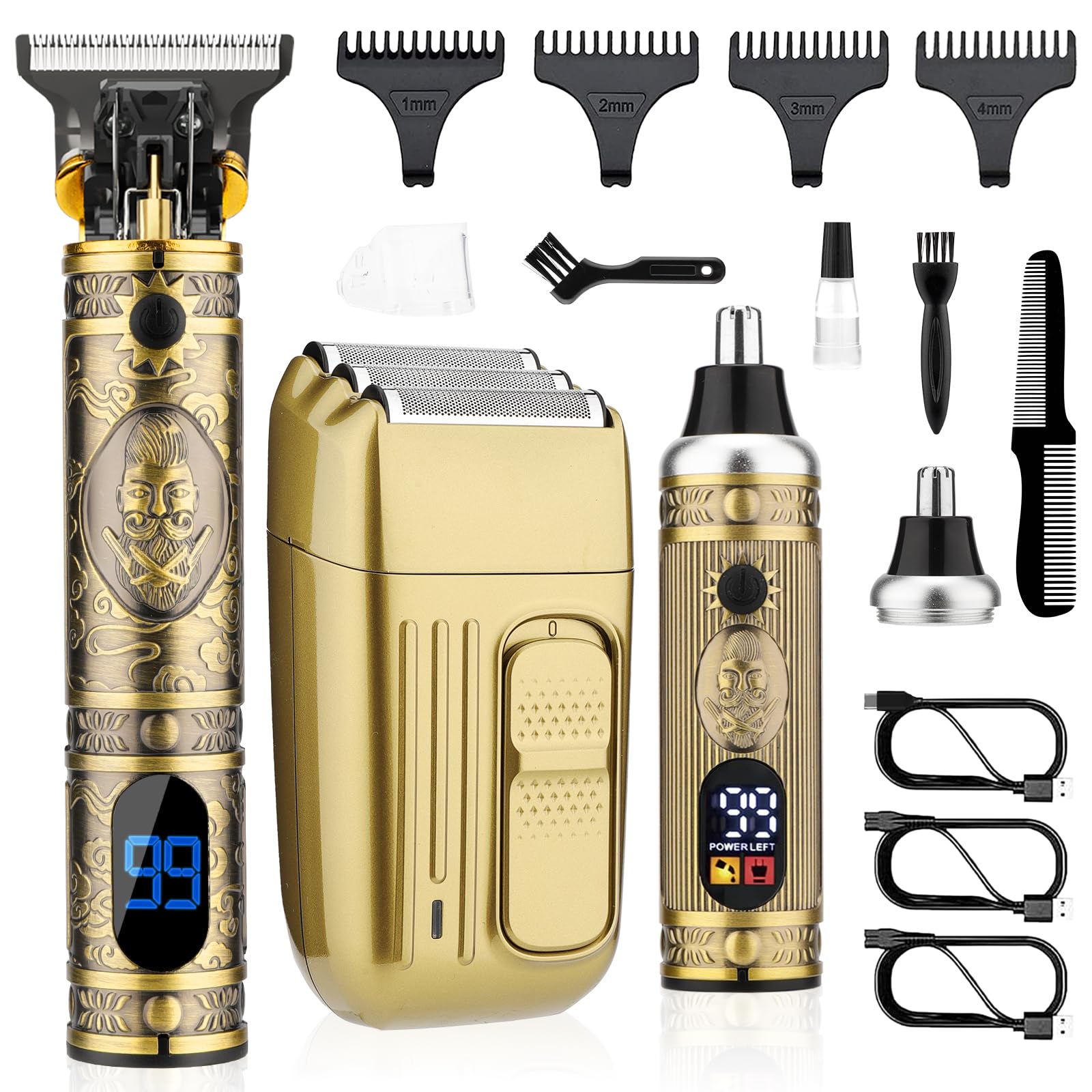 Saoilli professional hair trimmer cordless for precise at-home grooming.