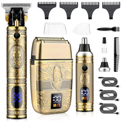 Saoilli professional hair trimmer with sharp blades for precise at-home grooming.