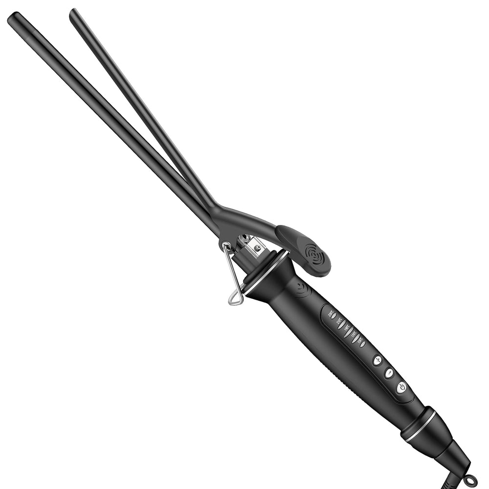 SAOSA curling iron half-inch barrel front view for quick, defined curls