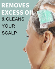 SAPHUS shampoo bars close-up texture reveals plant-based formula and triple milling.