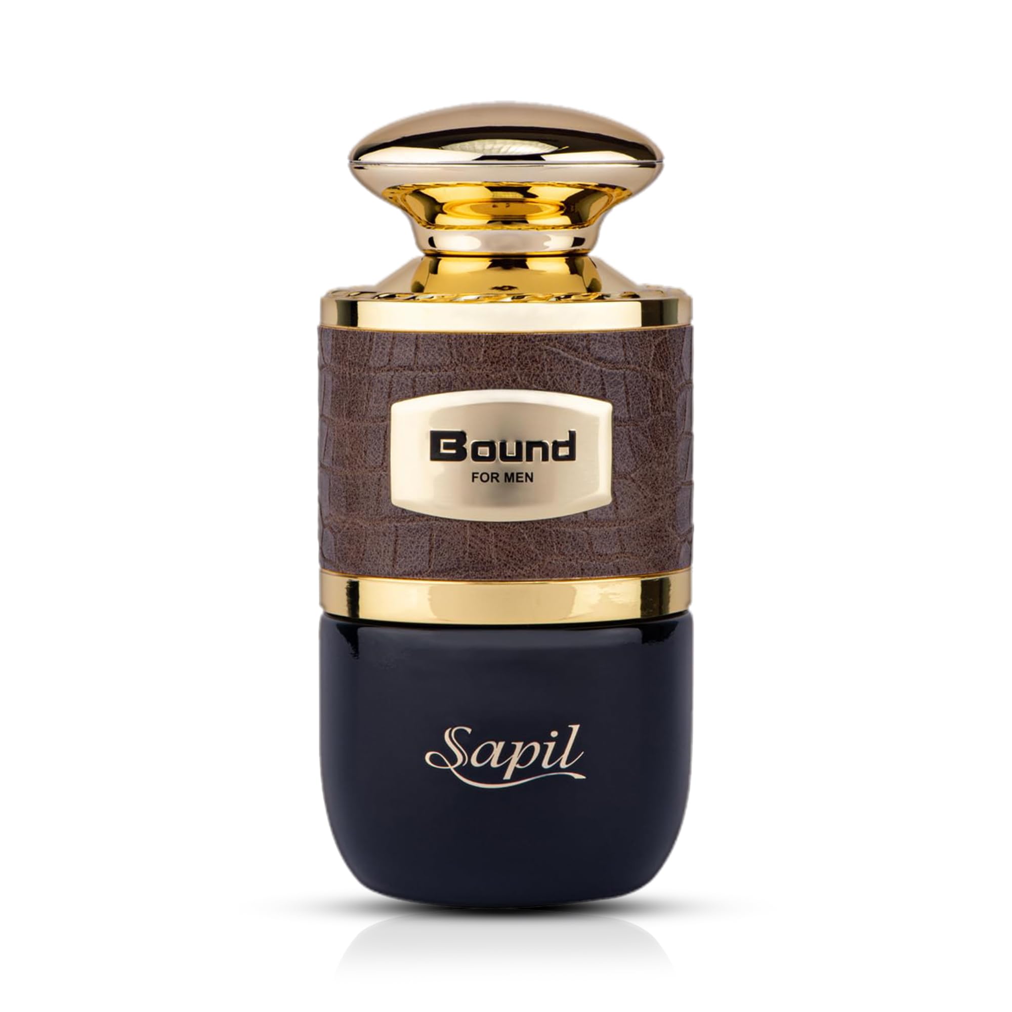 Sapil Bound bottle front view with elegant packaging for daily confidence.