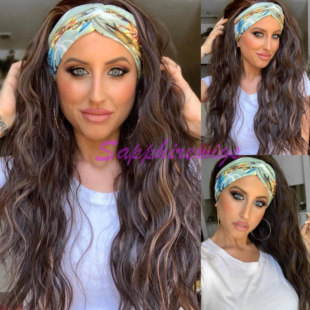 SAPPHIREWIGS 150% density adds fuller, natural-looking volume
