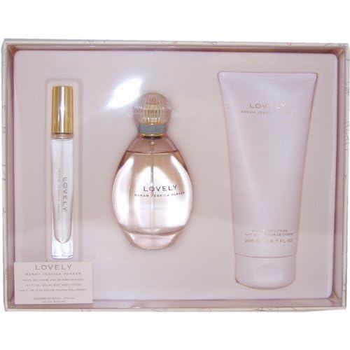 Sarah Jessica Parker Lovely 3 Count gift set highlights versatile scent for gifting or personal use.