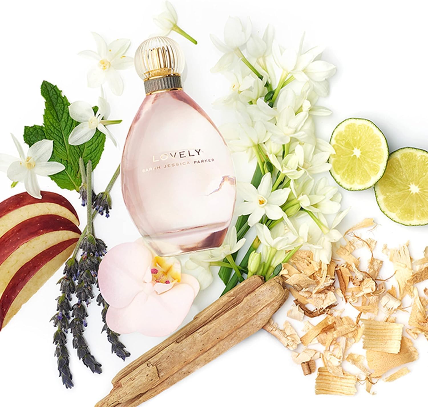 Sarah Jessica Parker Lovely top-notes visual hint with citrus and rose tones for fresh vibes