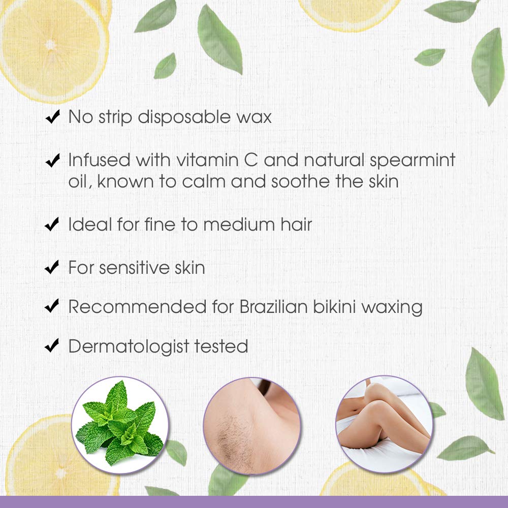 Satin Smooth Citrus Mojito bikini-area-use demonstrates safe removal in delicate zones.