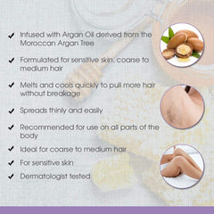 Satin Smooth Honey Wax heat surface demonstrates low melting point for easy waxing.