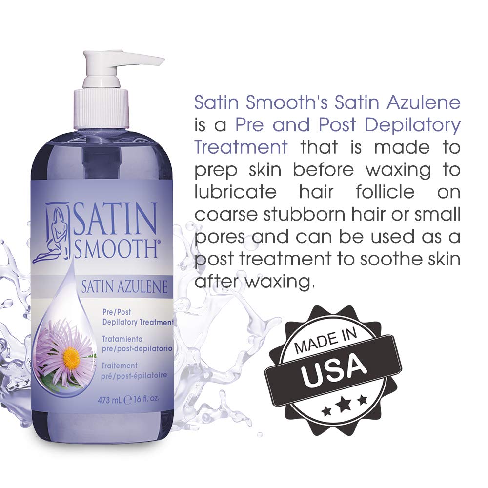 Satin Smooth post-wax skin relief close-up for calm complexion