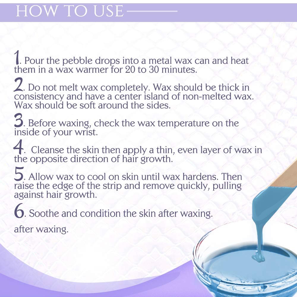 SATIN SMOOTH titanium blue hard wax professional Brazilian service demonstrated
