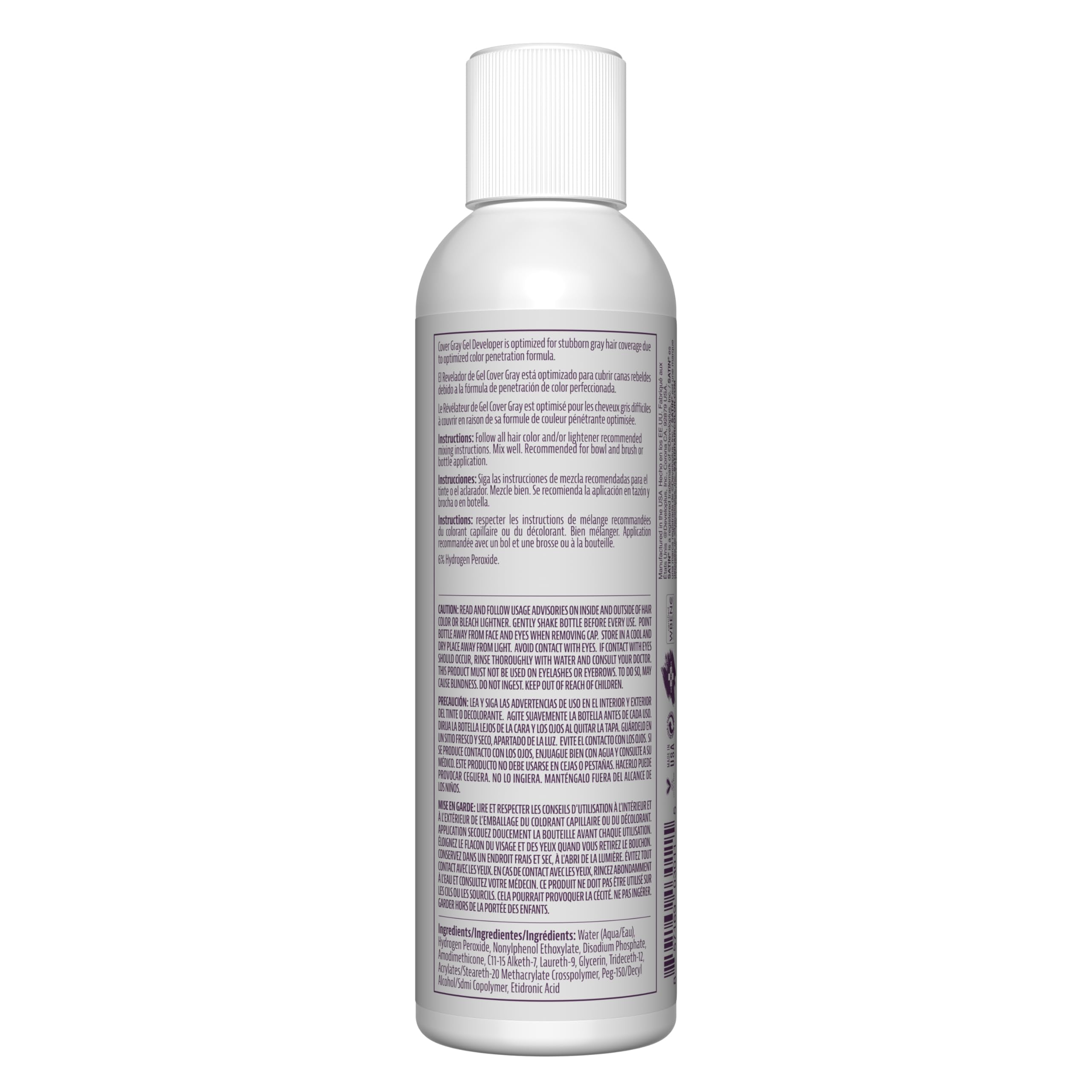 Satin Ultra Vivid color finish on hair, showcasing depth and shine.