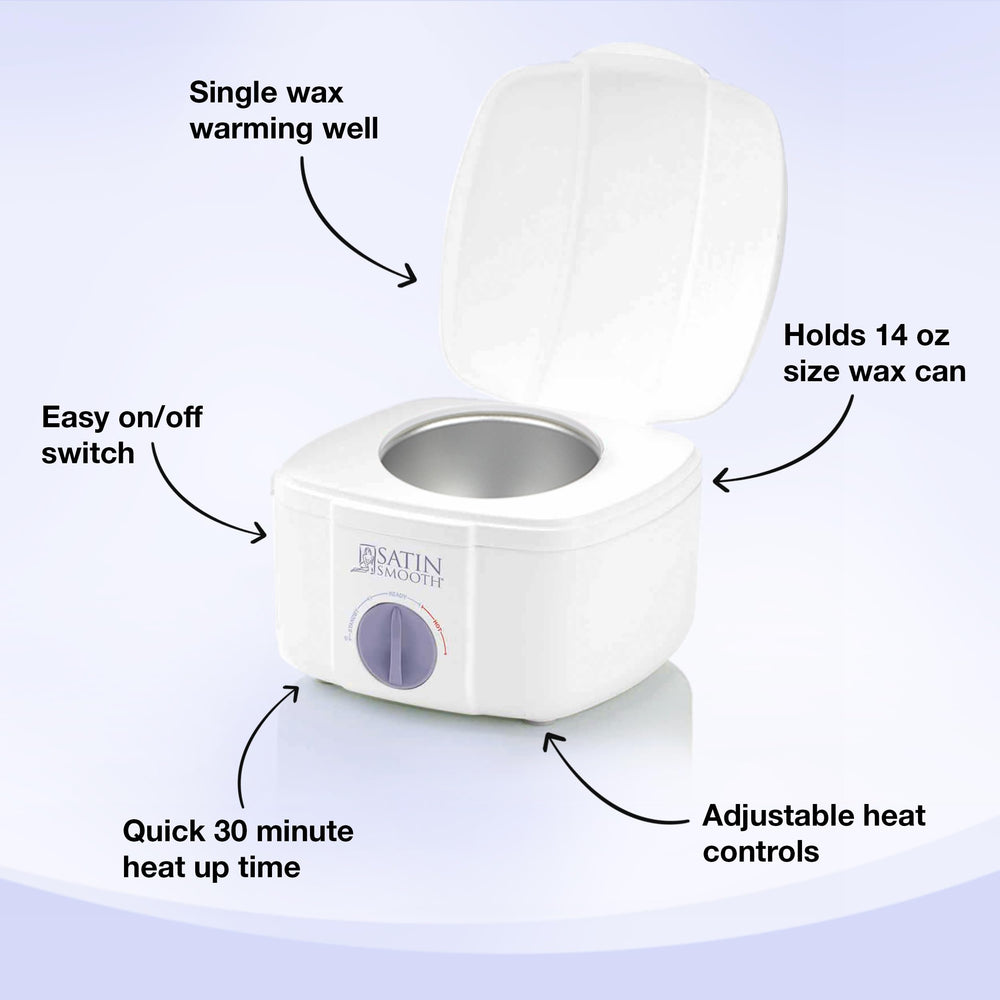 Satin Smooth SSW12C shows adjustable temperature with a silicone-covered switch