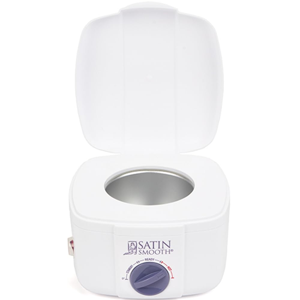 Satin Smooth SSW12C front view shows compact wax warmer for small spa spaces