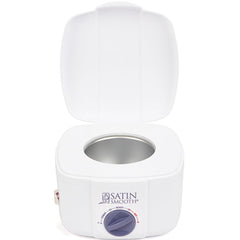 Satin Smooth SSW12C front view shows compact wax warmer for small spa spaces