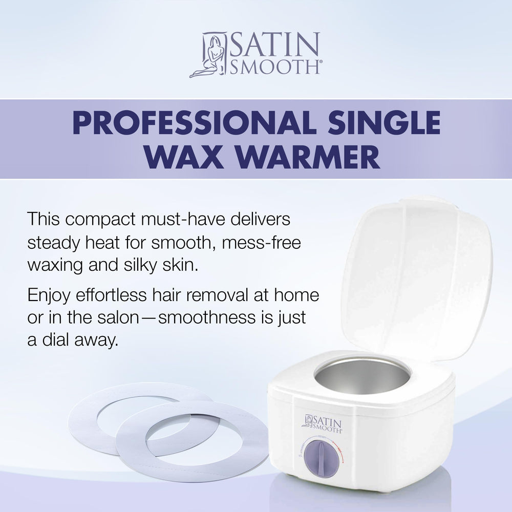 Satin Smooth SSW12C with detachable lid enables safe, clean wax sessions