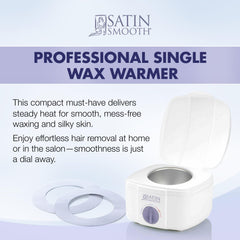 Satin Smooth SSW12C with detachable lid enables safe, clean wax sessions