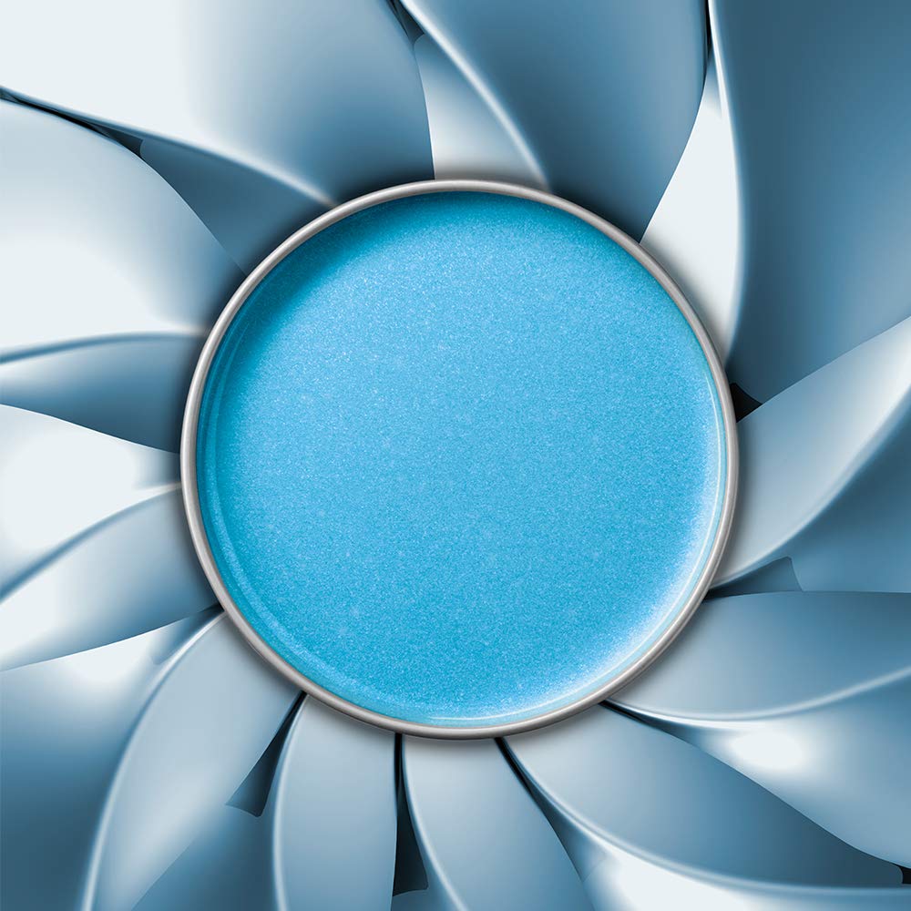 SATIN SMOOTH Titanium Blue Wax ingredients azulene oil and vitamin E for skin comfort.