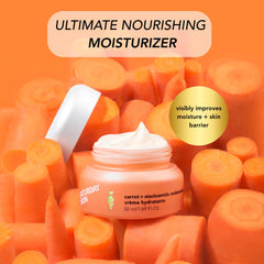 Saturday Skin ceramides-lipids cream jar shows barrier protection for daily environmental exposure.
