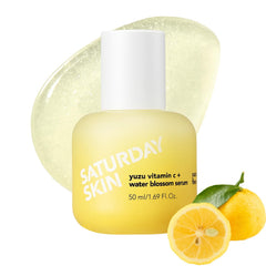 Saturday Skin vitamin c serum bottle with brightening formula for radiant glow