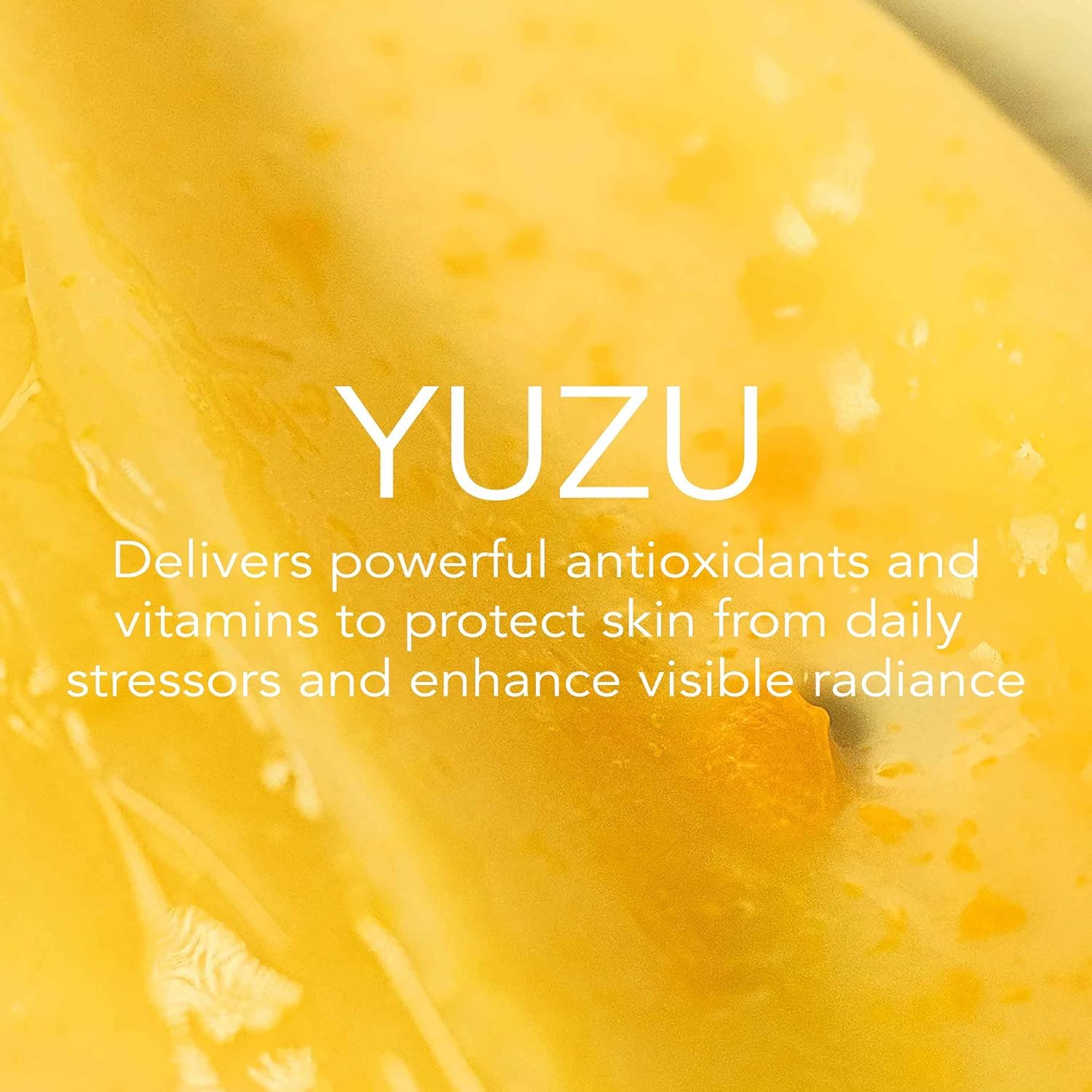 Saturday Skin Yuzu Eye Balm cream texture ready to melt into the delicate under-eye area.