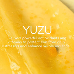 Saturday Skin Yuzu Eye Balm cream texture ready to melt into the delicate under-eye area.