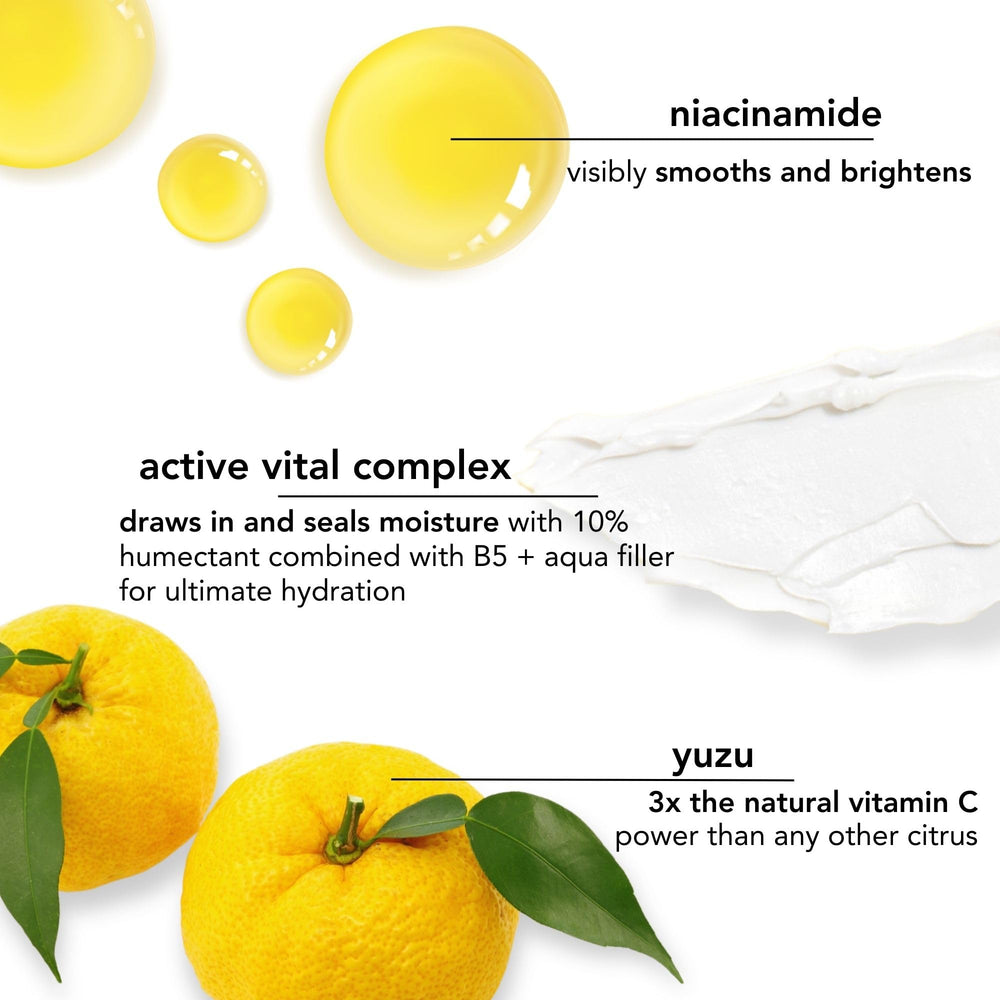 Saturday Skin Yuzu Eye Balm under-eye application demonstrates lightweight hydration and radiant glow.