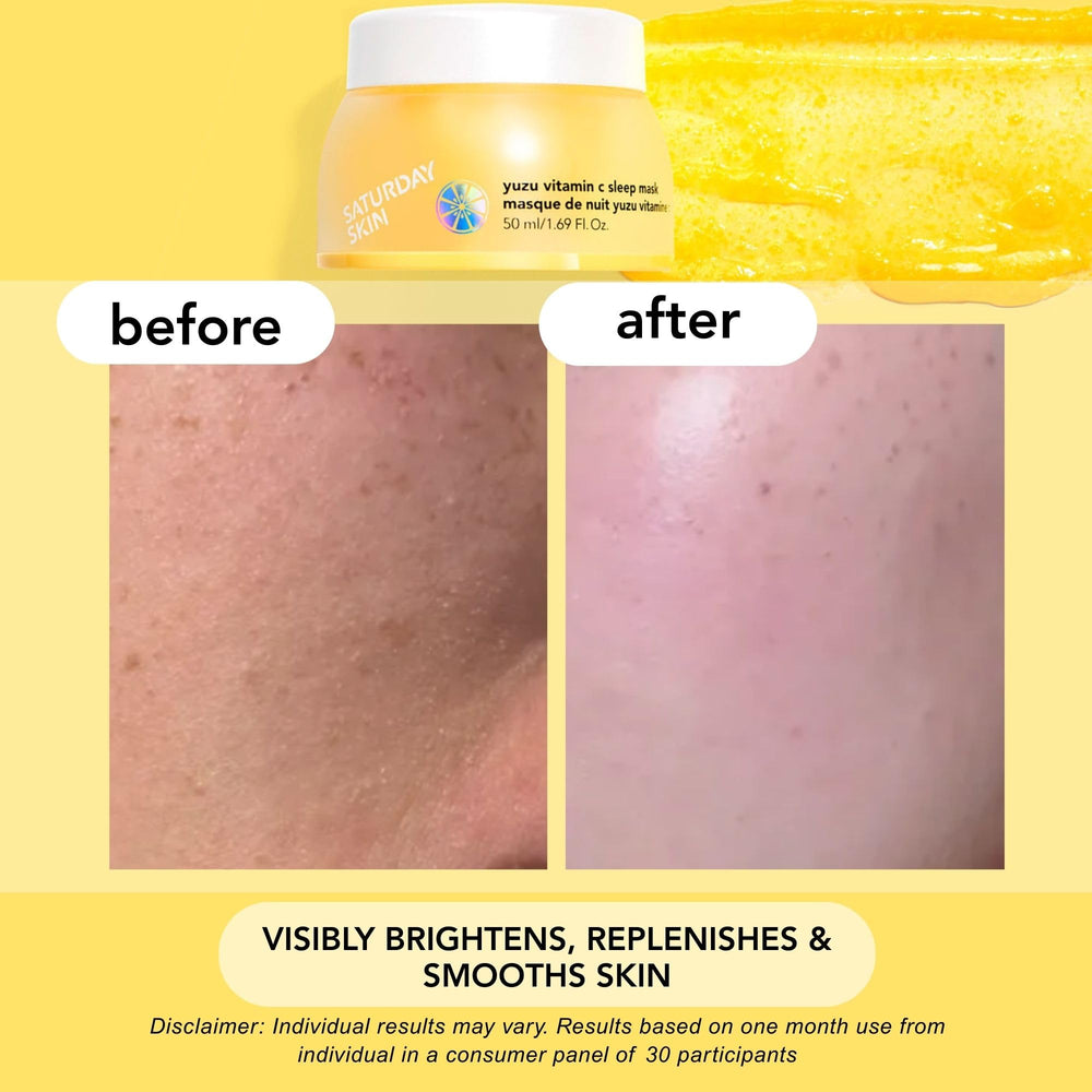 Saturday Skin Yuzu jelly-texture shot – luxurious overnight hydration.