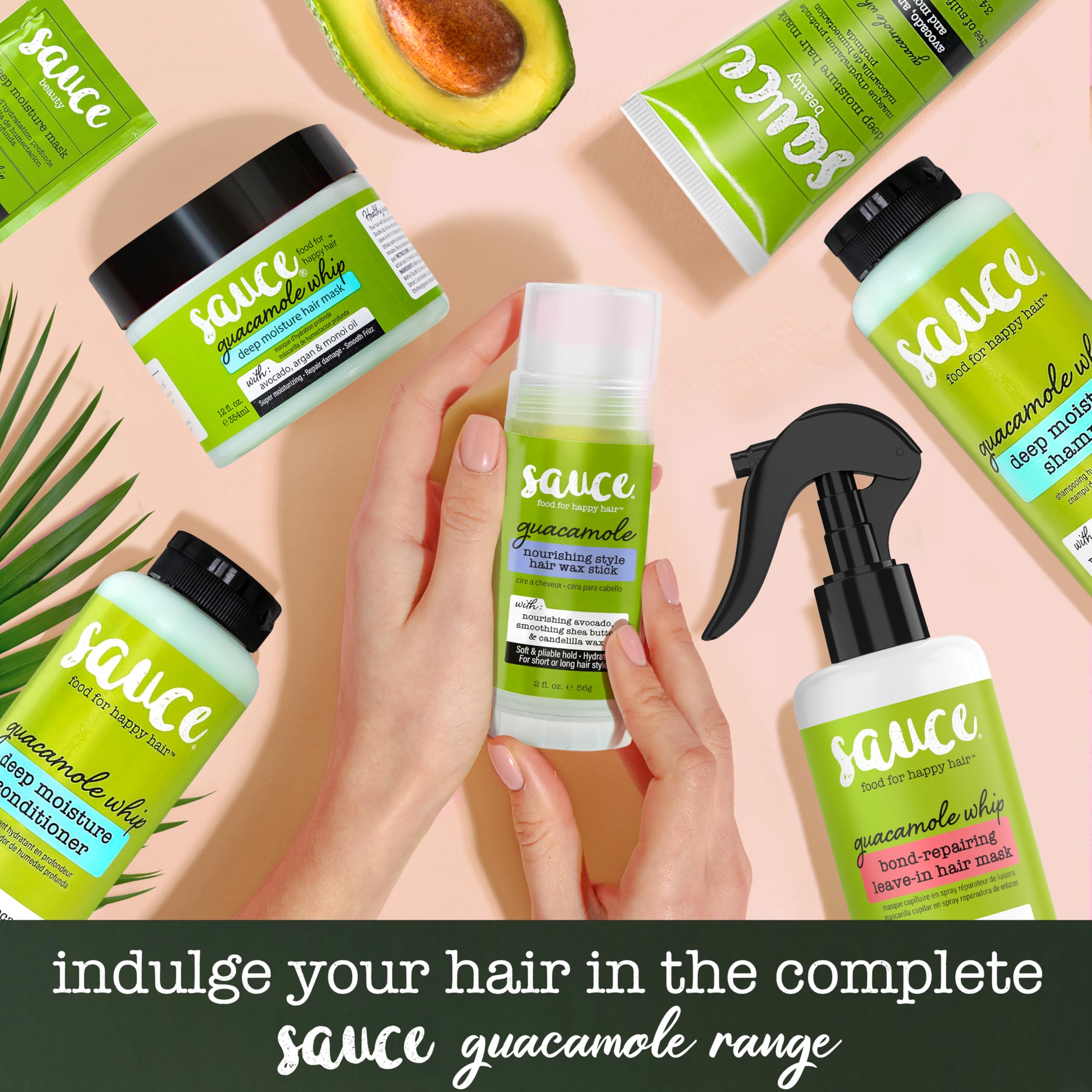 SAUCE BEAUTY Guacamole Whip Shampoo color-treated friendly formula