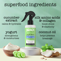 SAUCE BEAUTY Tzatziki leave-in conditioner curl boost for defined curls