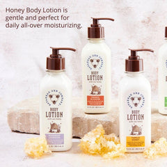 Savannah Bee Company Honey Body Lotion rosemary lavender bottle with calming scent and quick absorption