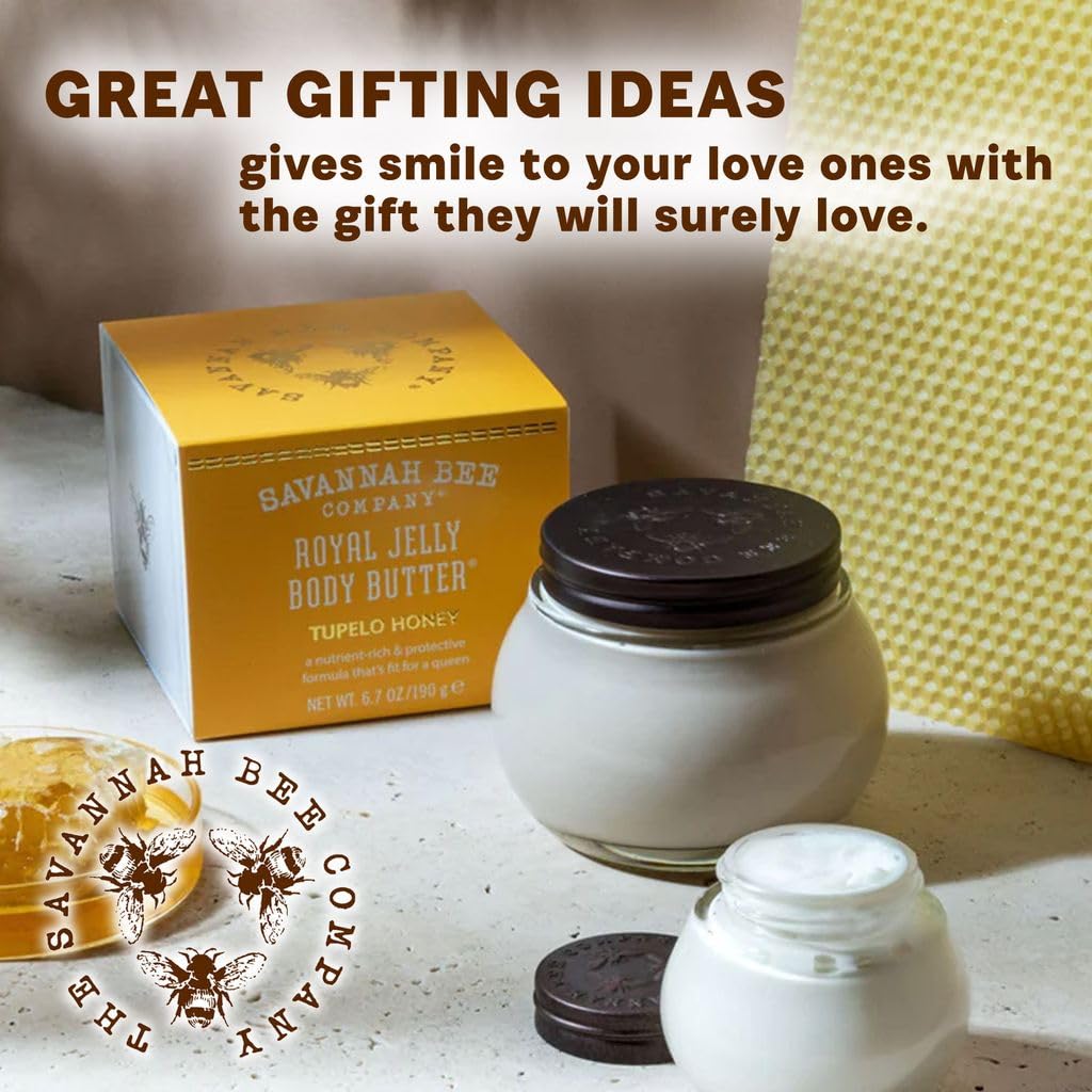 Savannah Bee Royal Jelly Body Butter gift-ready 1.65 oz jar