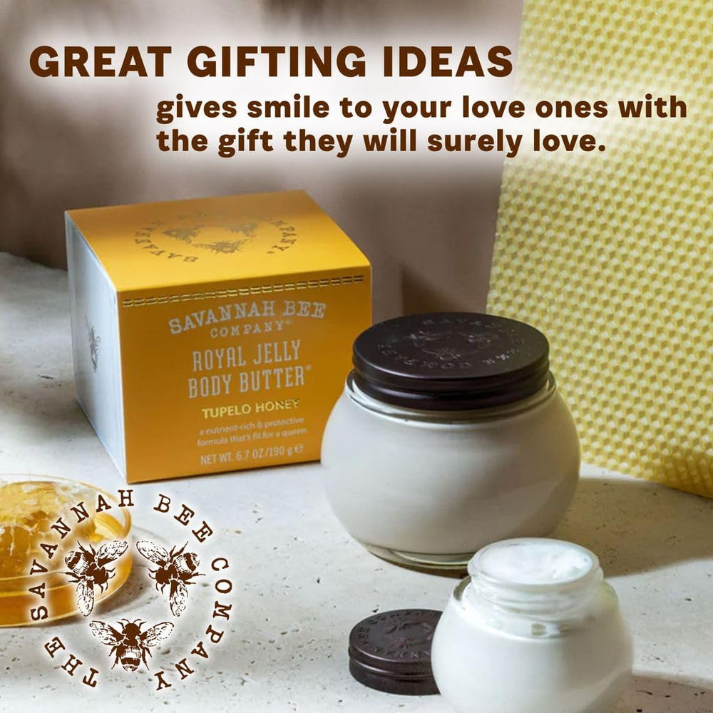 Savannah Bee Royal Jelly Body Butter gift-ready 1.65 oz jar
