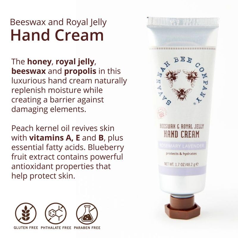 Savannah Bee packaging closeup highlighting premium ingredients and scent.