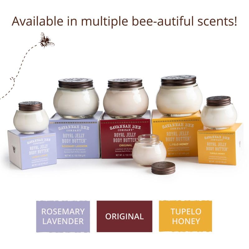 Savannah Bee Royal Jelly Body Butter gift-ready packaging appeals to gifting.