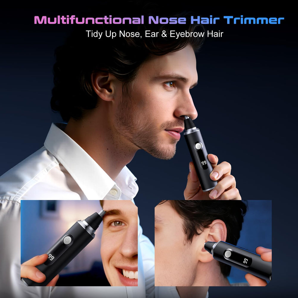 Savilab nose hair trimmer portable compact design for travel.