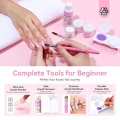 Saviland 100 nail tips for versatile practice options.