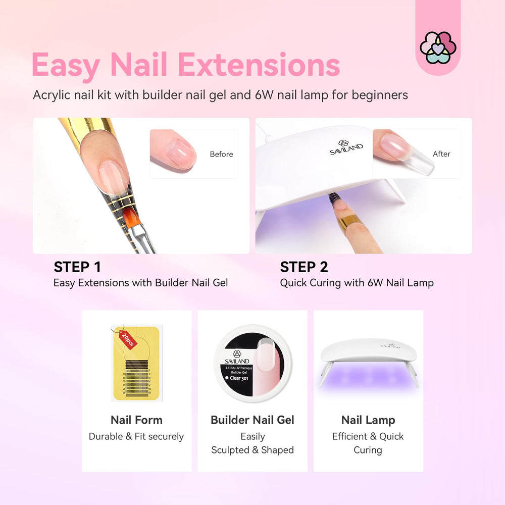 Saviland 12-color glitter for creative nail art designs.