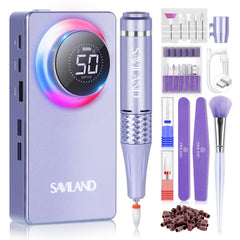 SAVILAND 50000RPM nail drill front view for fast acrylic removal