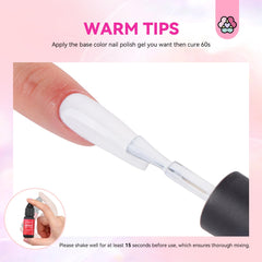 SAVILAND airbrush nail art ombre gradient showcases seamless color blending