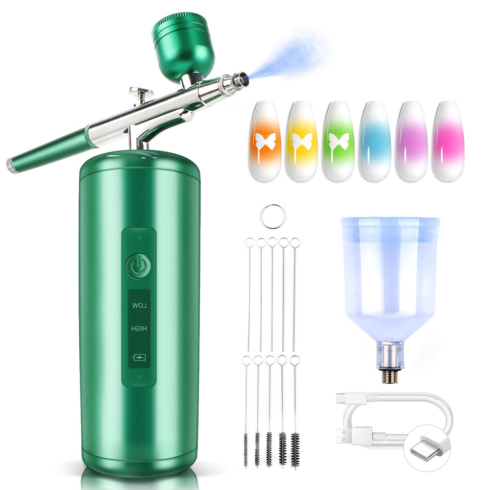 SAVILAND airbrush nails kit cordless for precise salon-grade nail art at home