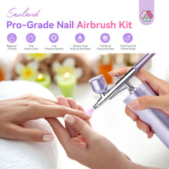 SAVILAND airbrush-nails-ombre-designs for home gradient looks