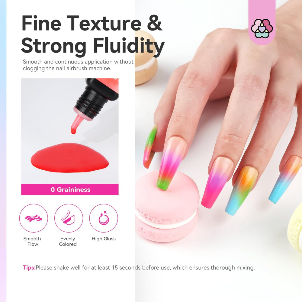 SAVILAND airbrush spray application setup demonstrates easy, controlled color mist