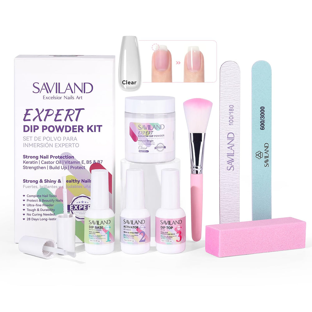 SAVILAND beginner-friendly kit box for easy DIY nails