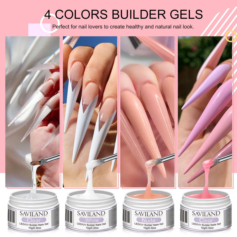 SAVILAND nail forms shape nails for durable, long-lasting designs.