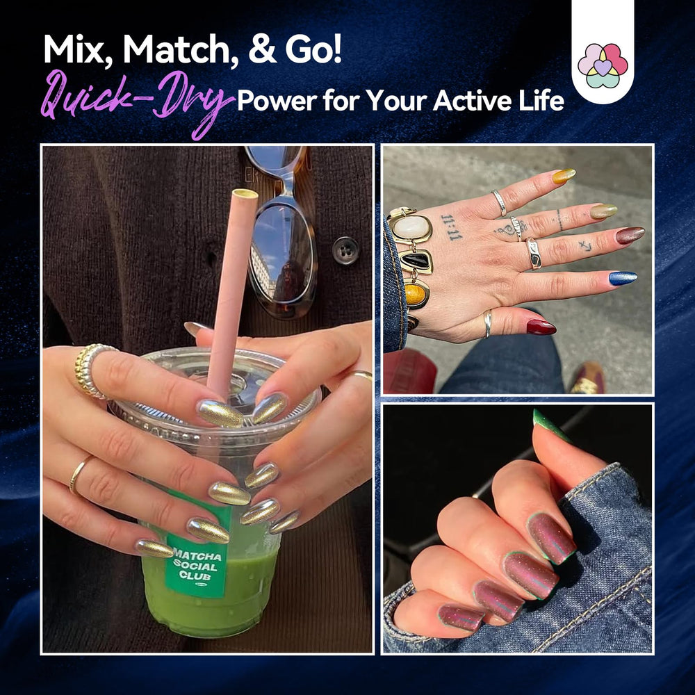 SAVILAND 12-free formula highlights gentle daily wear on nails.